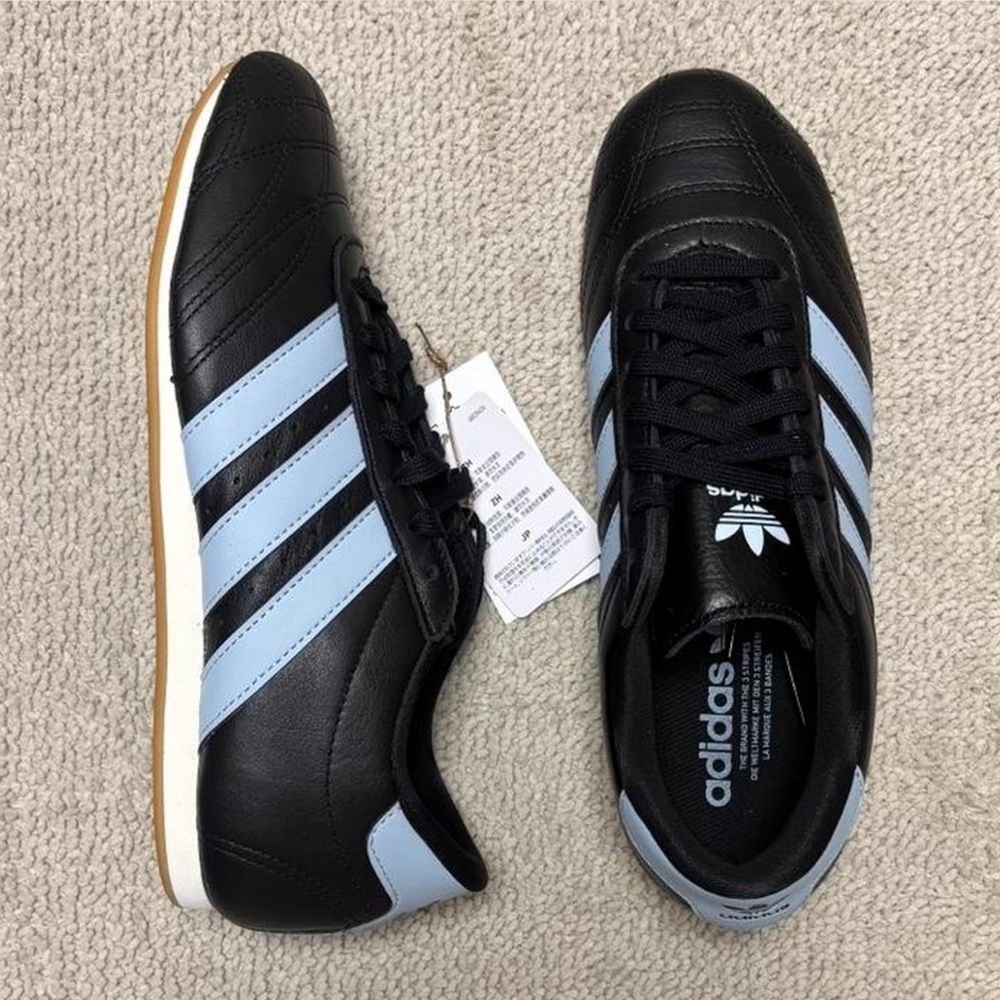 Adidas Black and Light Blue TAEKWONDO Sneakers